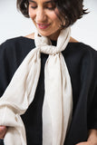 Evas Sunday Cotton Scarf - Vanilla - Stay Wild Collective  Scarf