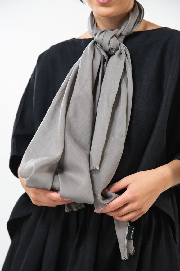 Evas Sunday Cotton Scarf - Titanium - Stay Wild Collective  Scarf