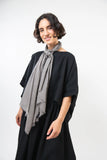 Evas Sunday Cotton Scarf - Titanium - Stay Wild Collective  Scarf