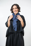 Evas Sunday Cotton Scarf - Cobalt - Stay Wild Collective  Scarf