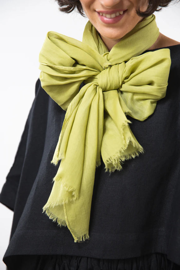 Evas Sunday Cotton Scarf - Citronelle - Stay Wild Collective  Scarf