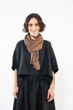Evas Sunday Cotton Scarf - Cocoa - Stay Wild Collective  Scarf