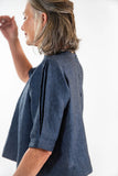 Evas Sunday Loretta Top - Navy - Stay Wild Collective  Top