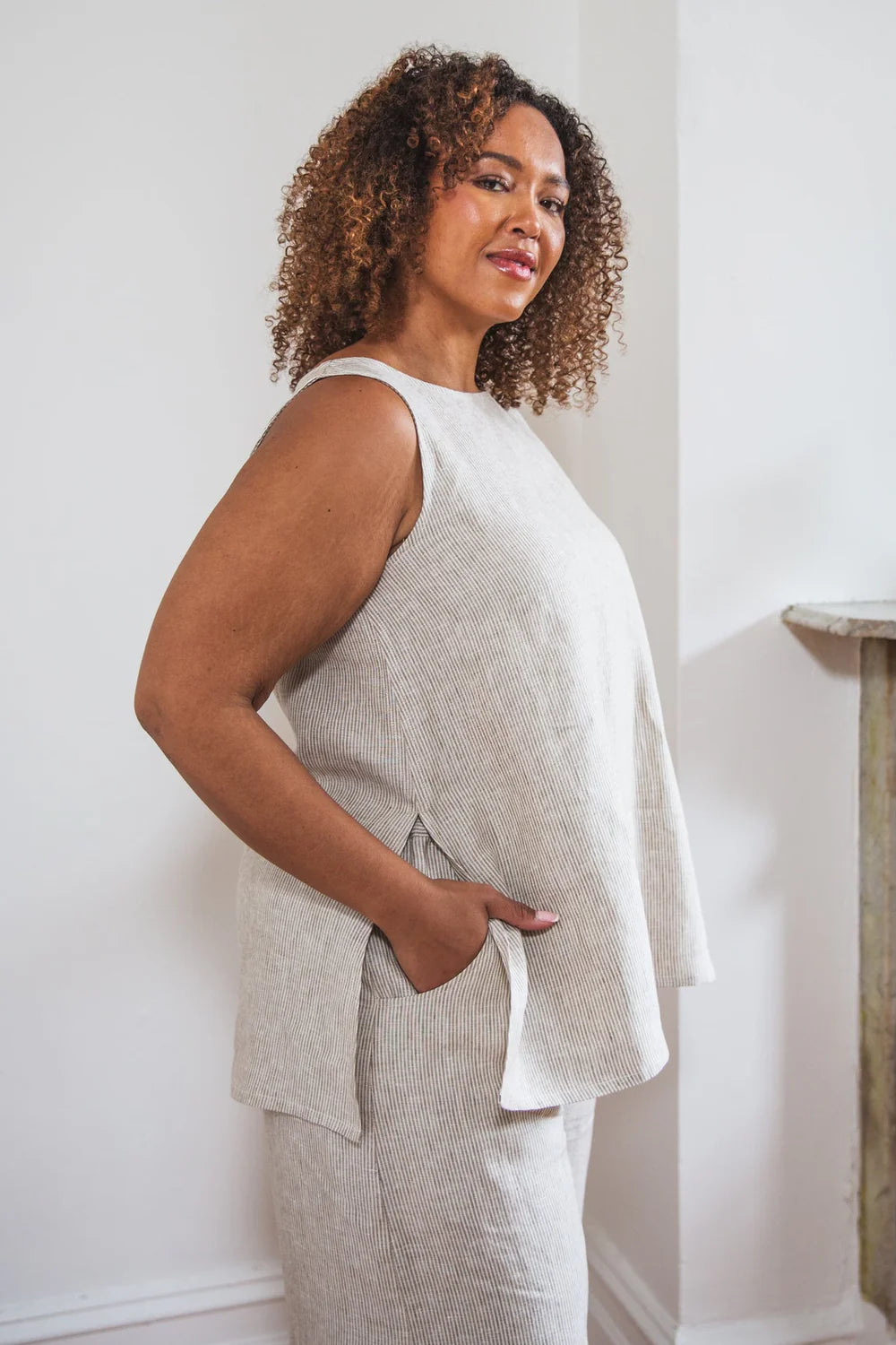  Evas Sunday Asher Top - neutral  sale - Stay Wild Collective  Top