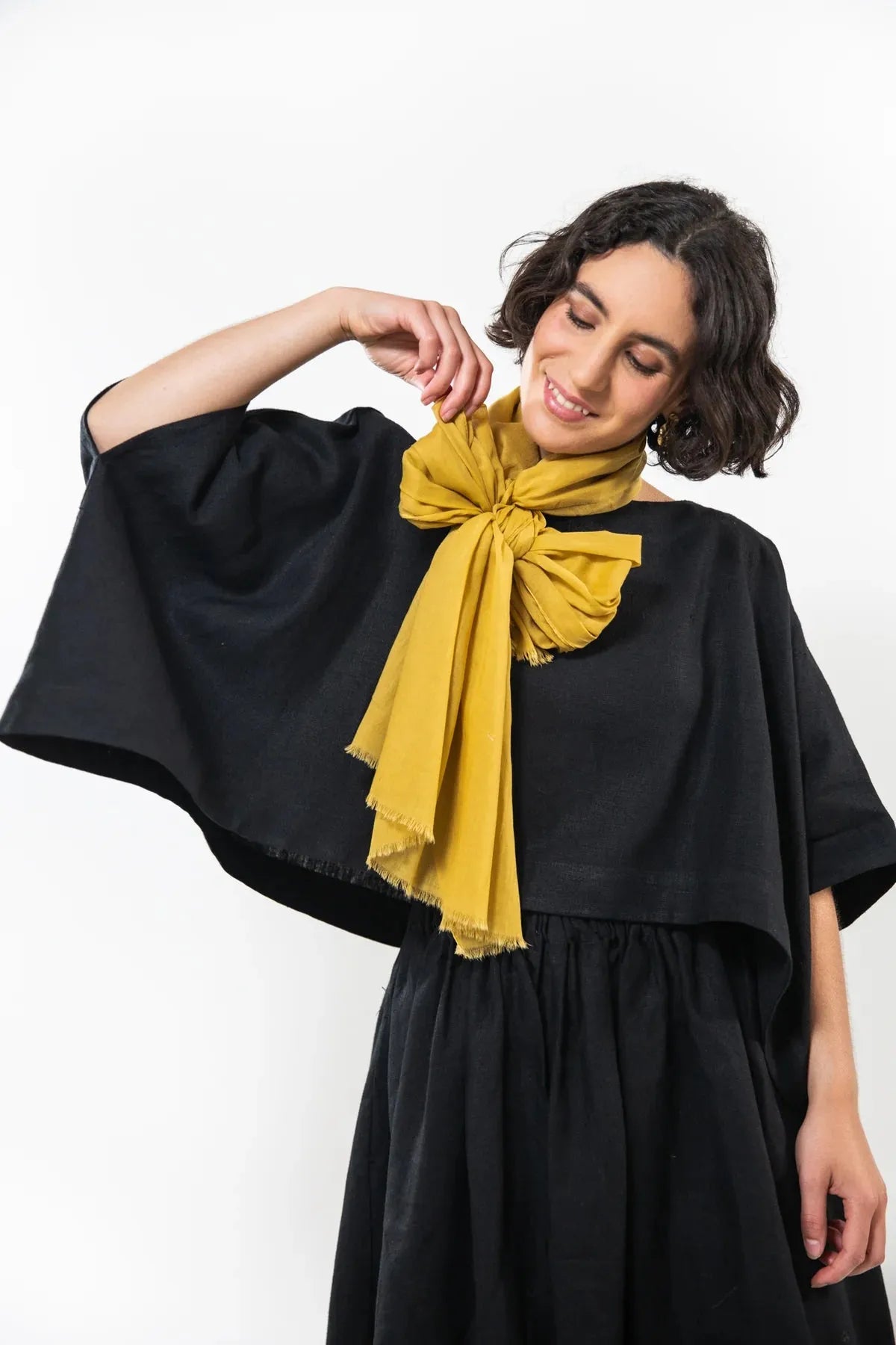 Evas Sunday Cotton Scarf - Honey - Stay Wild Collective  Scarf