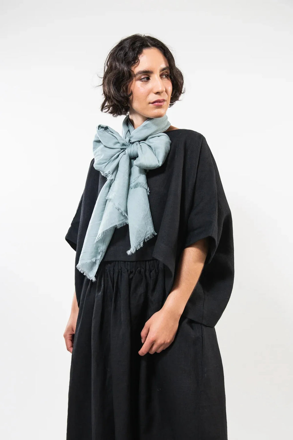 Evas Sunday Cotton Scarf - Seafoam - Stay Wild Collective  Scarf