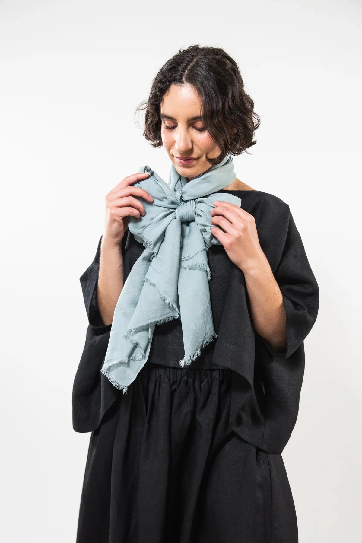 Evas Sunday Cotton Scarf - Seafoam - Stay Wild Collective  Scarf
