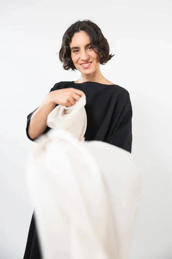 Evas Sunday Cotton Scarf - Vanilla - Stay Wild Collective  Scarf