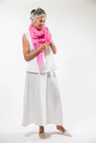 Evas Sunday Linen Gauze Scarf - Rose Blossom - Stay Wild Collective  Scarf