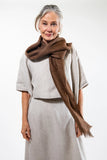 Evas Sunday Linen Gauze Scarf - Toasted Coconut - Stay Wild Collective  Scarf