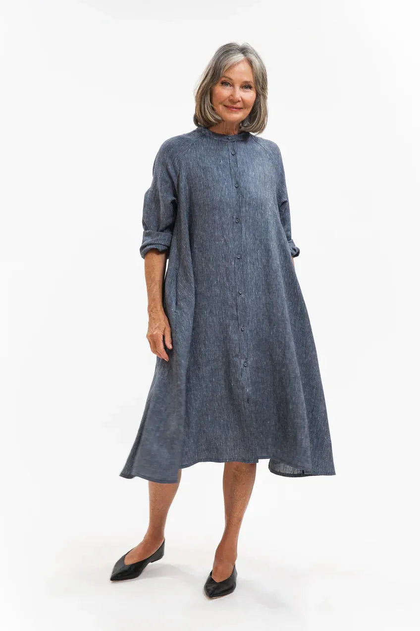 Evas Sunday Roma Jacket - Navy Pinstripe - Stay Wild Collective  Jacket