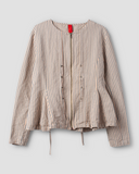 Ewa i Walla Teri Striped Jacket 66766 - Stay Wild Collective  Coat