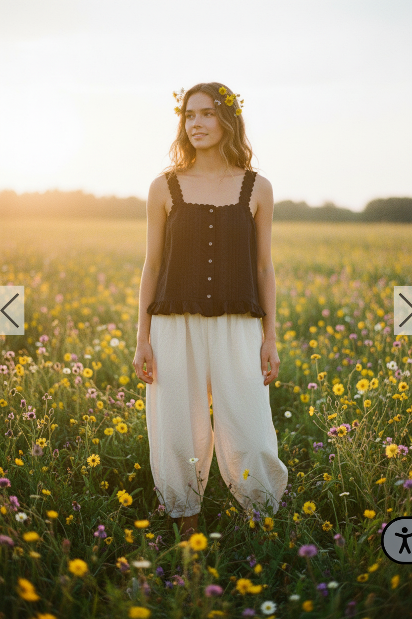 Evalie Top Black & Bess Trousers