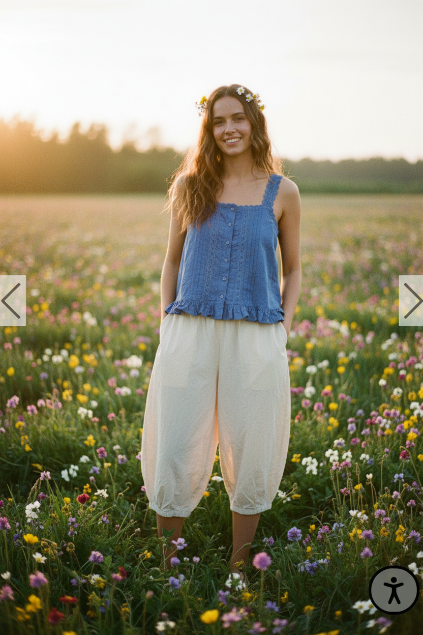 Evalie Top Blue & Bess Trousers