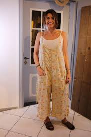 Ewa i Walla Yellow Flower Jumpsuit 11377 - Stay Wild Collective  clothing