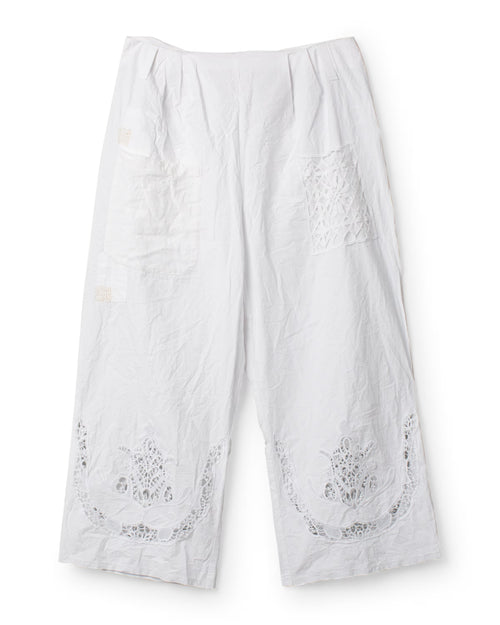  Pre order Ewa I walla ijrin trouser white ss26 11441 - Stay Wild Collective  