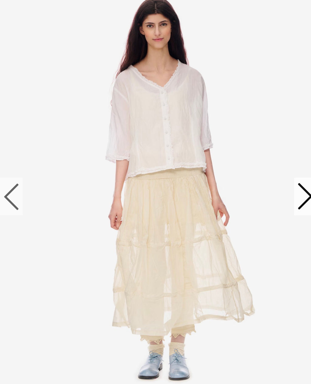  Ewa I walla ss24 Cassandra skirt vanilla SALE - Stay Wild Collective  