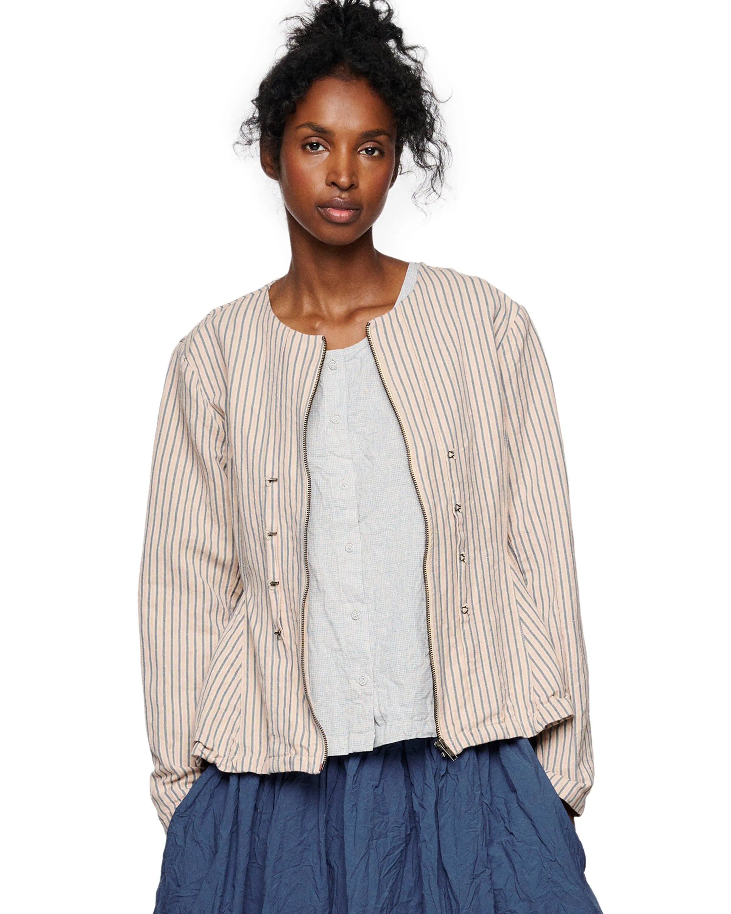 Ewa i Walla Teri Striped Jacket 66766 - Stay Wild Collective  Coat