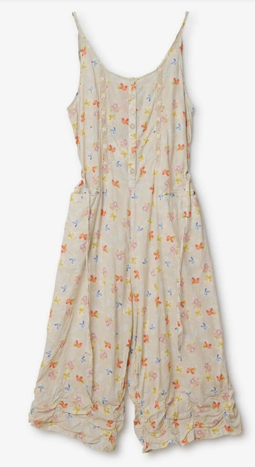 Ewa i Walla Yellow Flower Jumpsuit 11377 - Stay Wild Collective  clothing