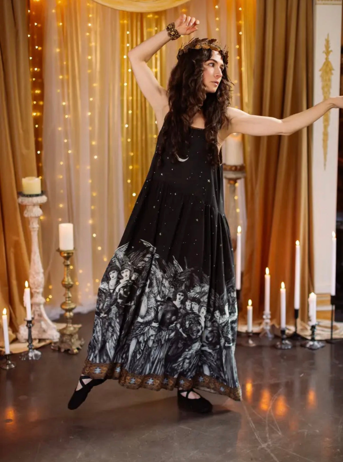 The guardians Boheme slip dress