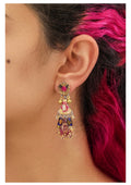 Ayala bar Plum Wine Set, Purple Earrings, Pranella H2386