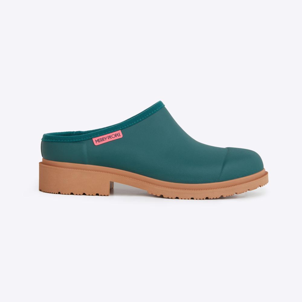 Merry people Billie clog brick teal