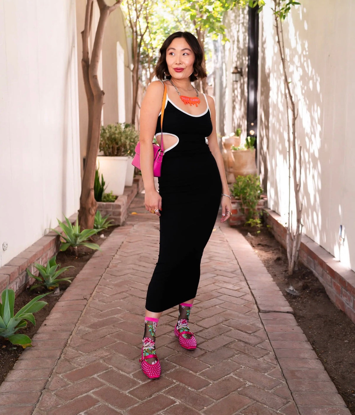 Virgo zodiac sheer black socks
