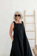 Megbydesign Fitzroy dress maxi cotton poplin