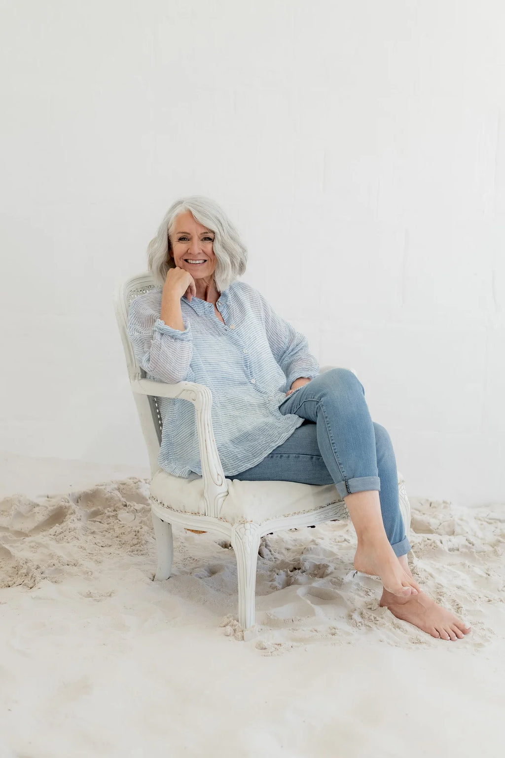 Megbydesign Hamilton shirt gauze linen