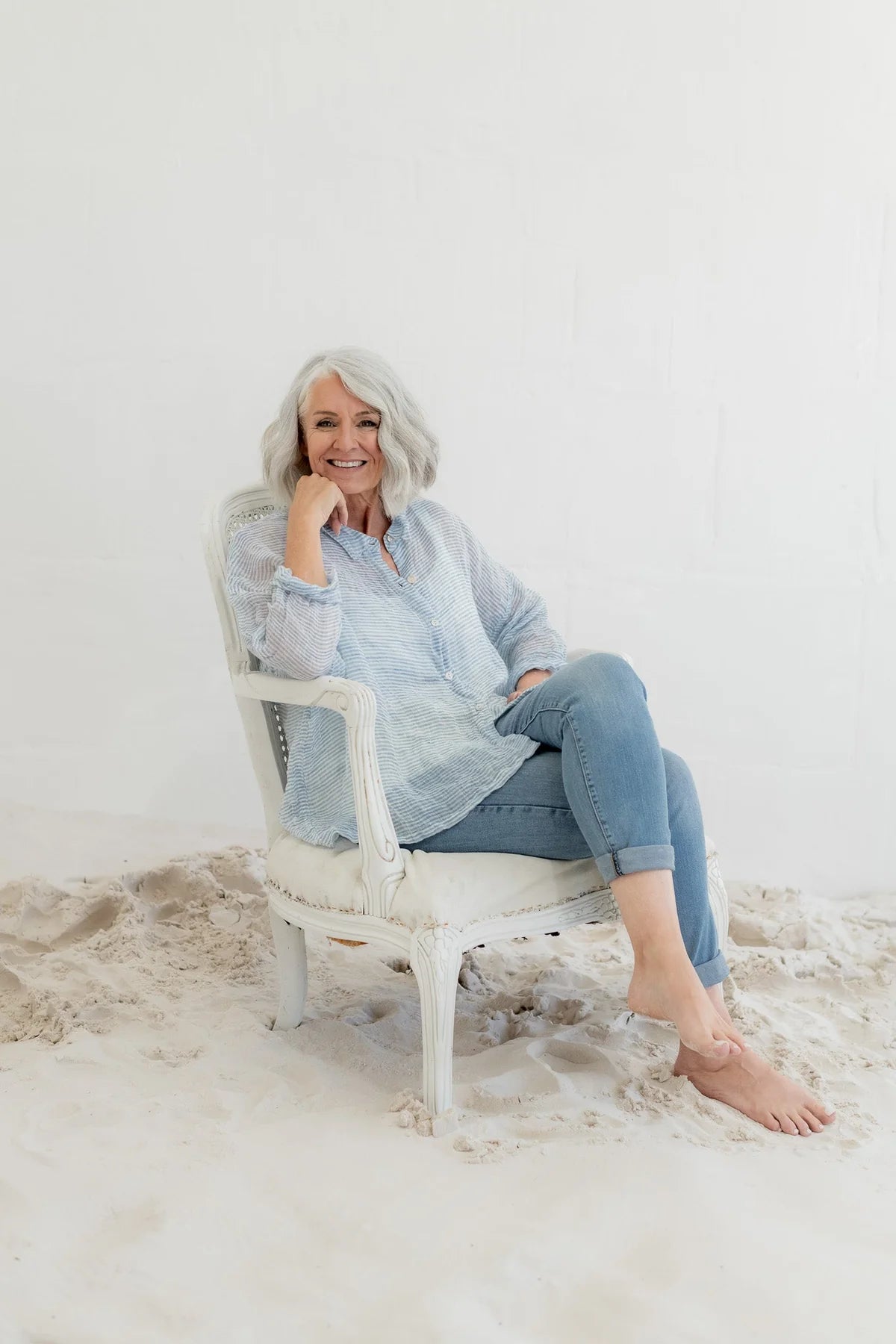 Megbydesign Hamilton shirt gauze linen
