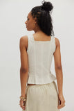 Free people Bridgette Corset Top - Clean Ivory