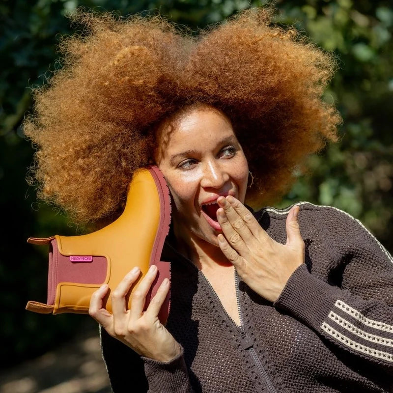 Merry people Bobbi boots ochre NEW