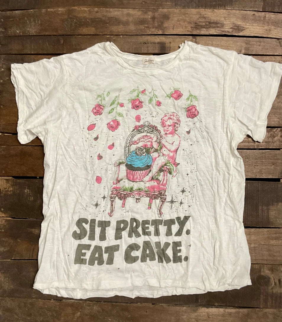Ore order Jaded Gypsy worn and weathered tee eat cake