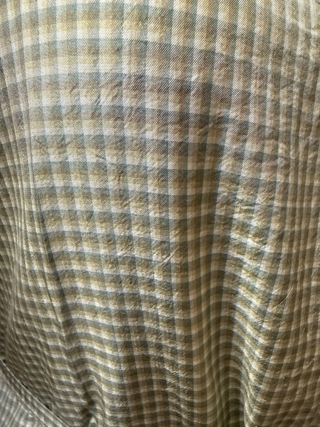 Krista Larson Long lavish striped silk taffeta slip O/S