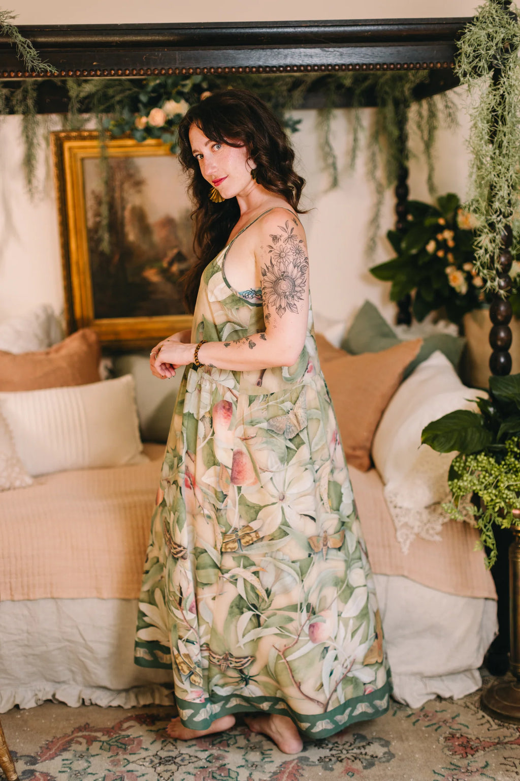 FLEUR DE SOLEIL BOHÉME SLIP DRESS market of stars - Stay Wild Collective