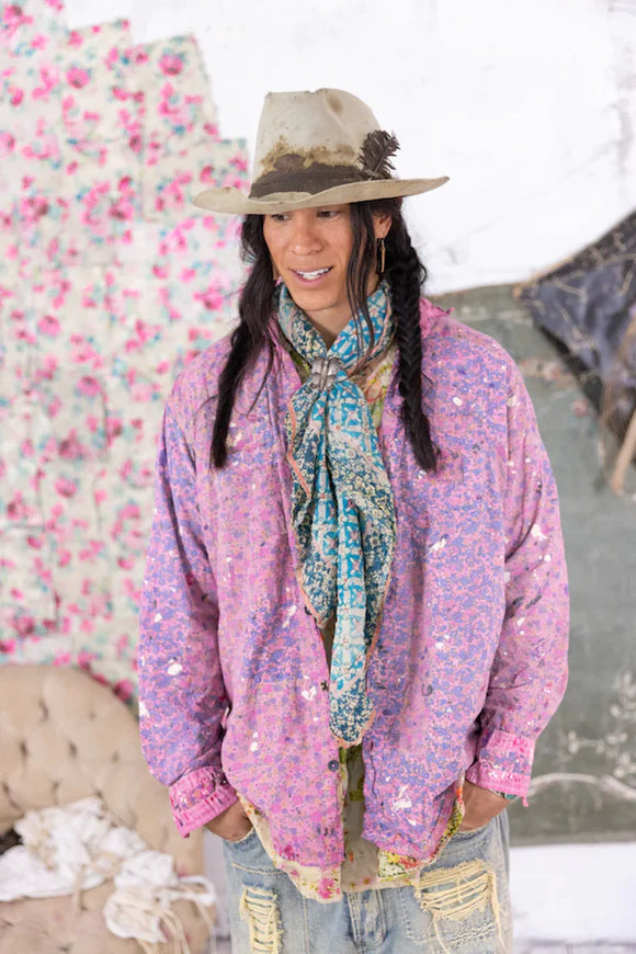 FLORAL BOYFRIEND SHIRT 1040
MAGNOLIA PEARL - Stay Wild Collective  Shirts & Tops