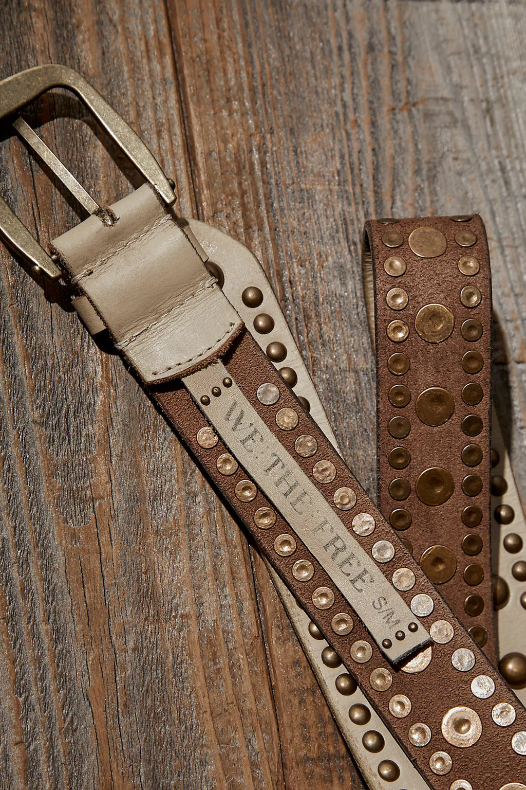 FREE people sola stud belt  stone cold - Stay Wild Collective