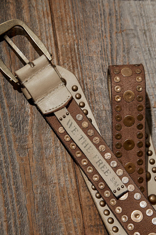 FREE people sola stud belt  stone cold - Stay Wild Collective