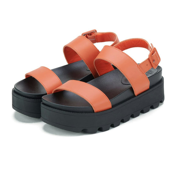 Rollie Zeze Wedge Strap Tangerine/Blk
