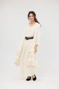 Florette Linen and lace coat. Miss roses sister violet coconut - Stay Wild Collective