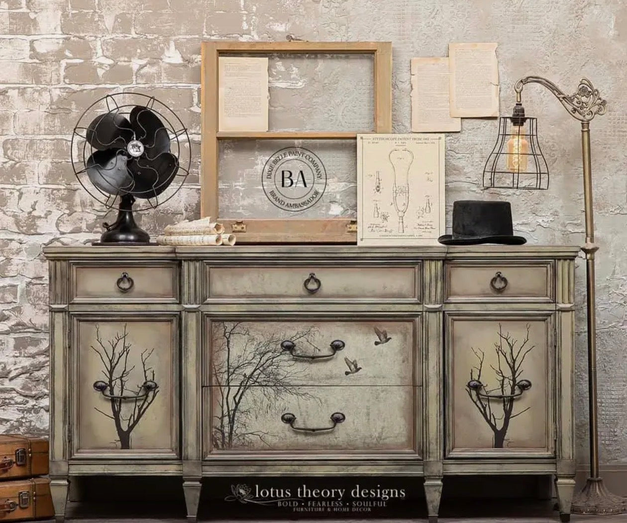  Fly away A3 size large decopage paper - Stay Wild Collective  Decor