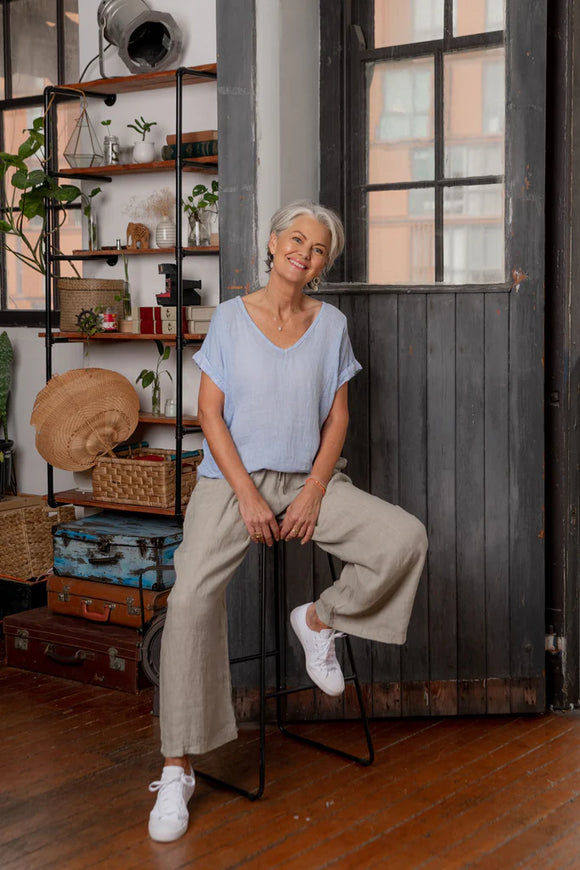 ITALIAN LINEN TSHIRTS Frederic 4 colours - Stay Wild Collective  