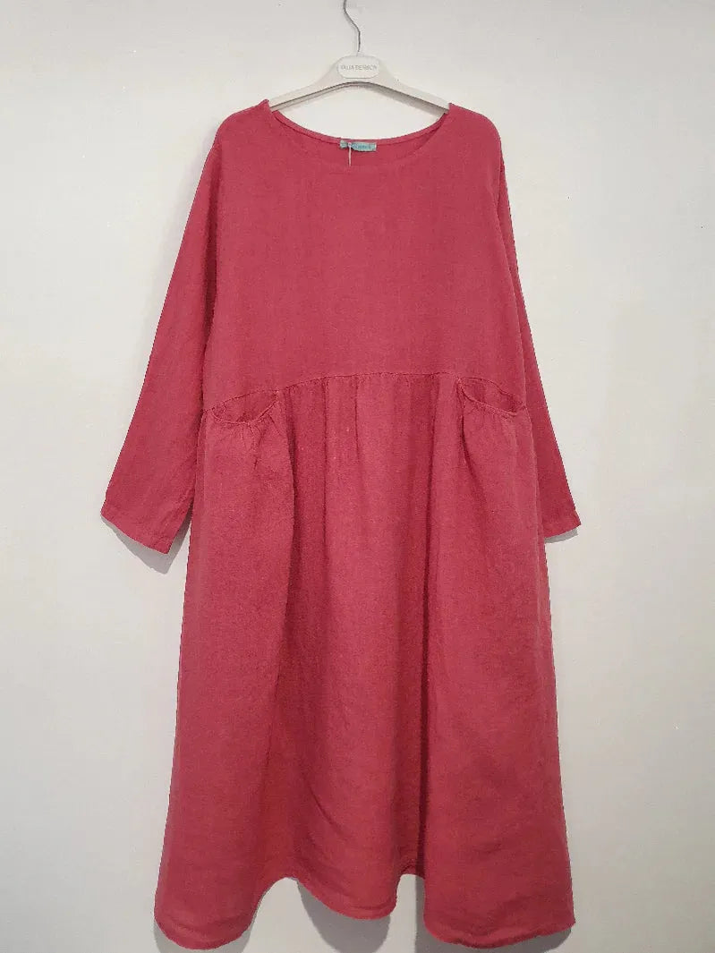  Frederic Best selling Italian linen baggy style dress 217419made in Italy Hettie (one size ) - Stay Wild Collective  