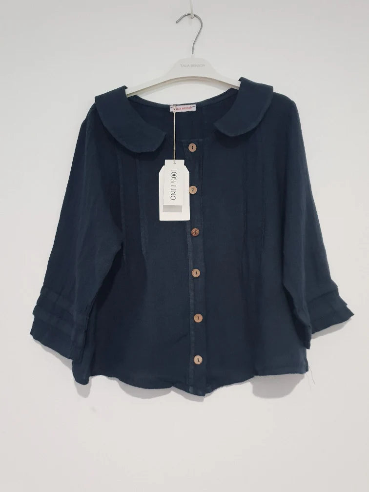  Montaigne ITALIAN LINEN BUTTON UP JACKET - Stay Wild Collective  