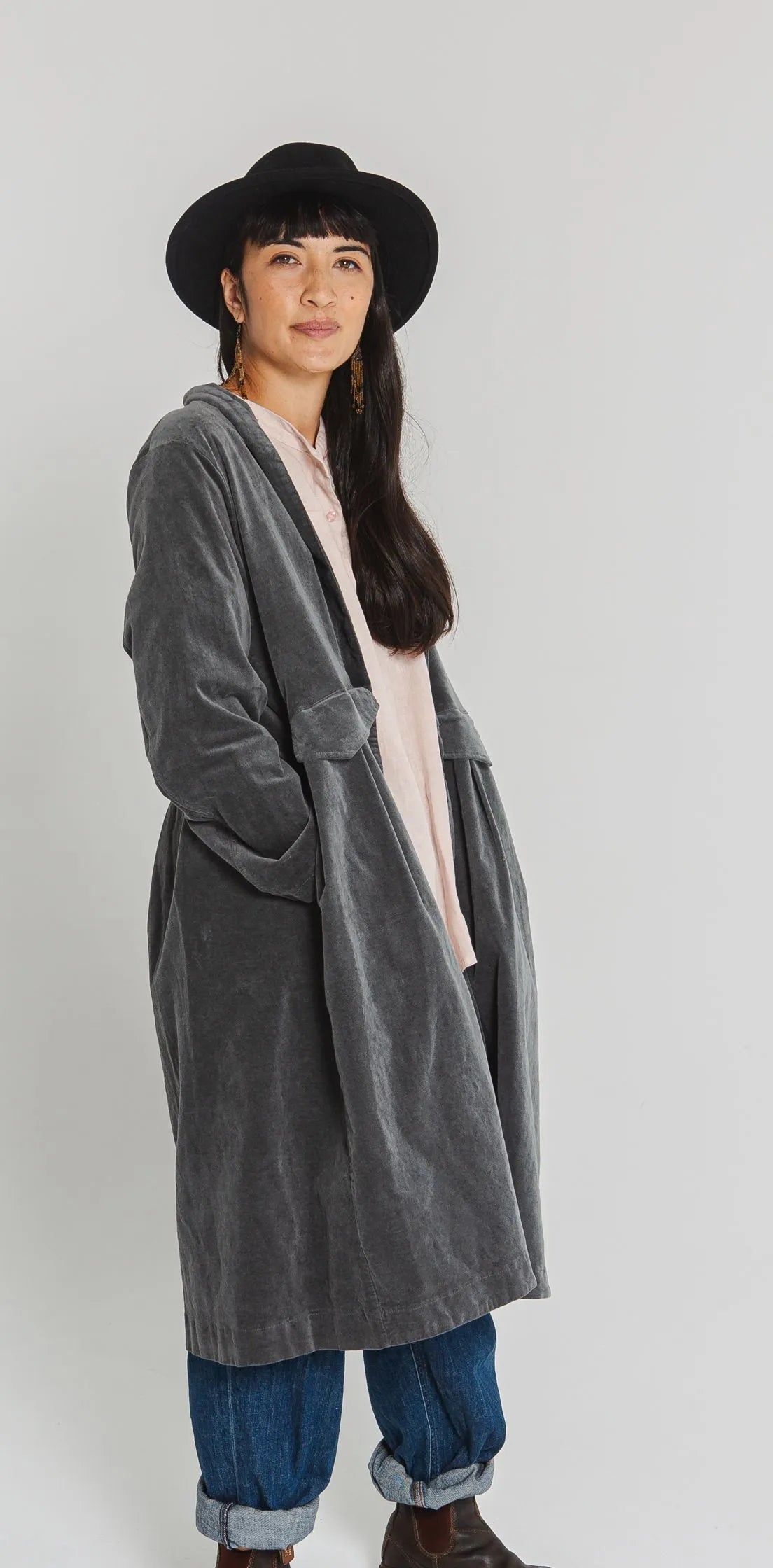 Best-selling Montaigne Velvet Coat – Luxuriously soft, effortlessly elegant, and timelessly chic for any occasion.