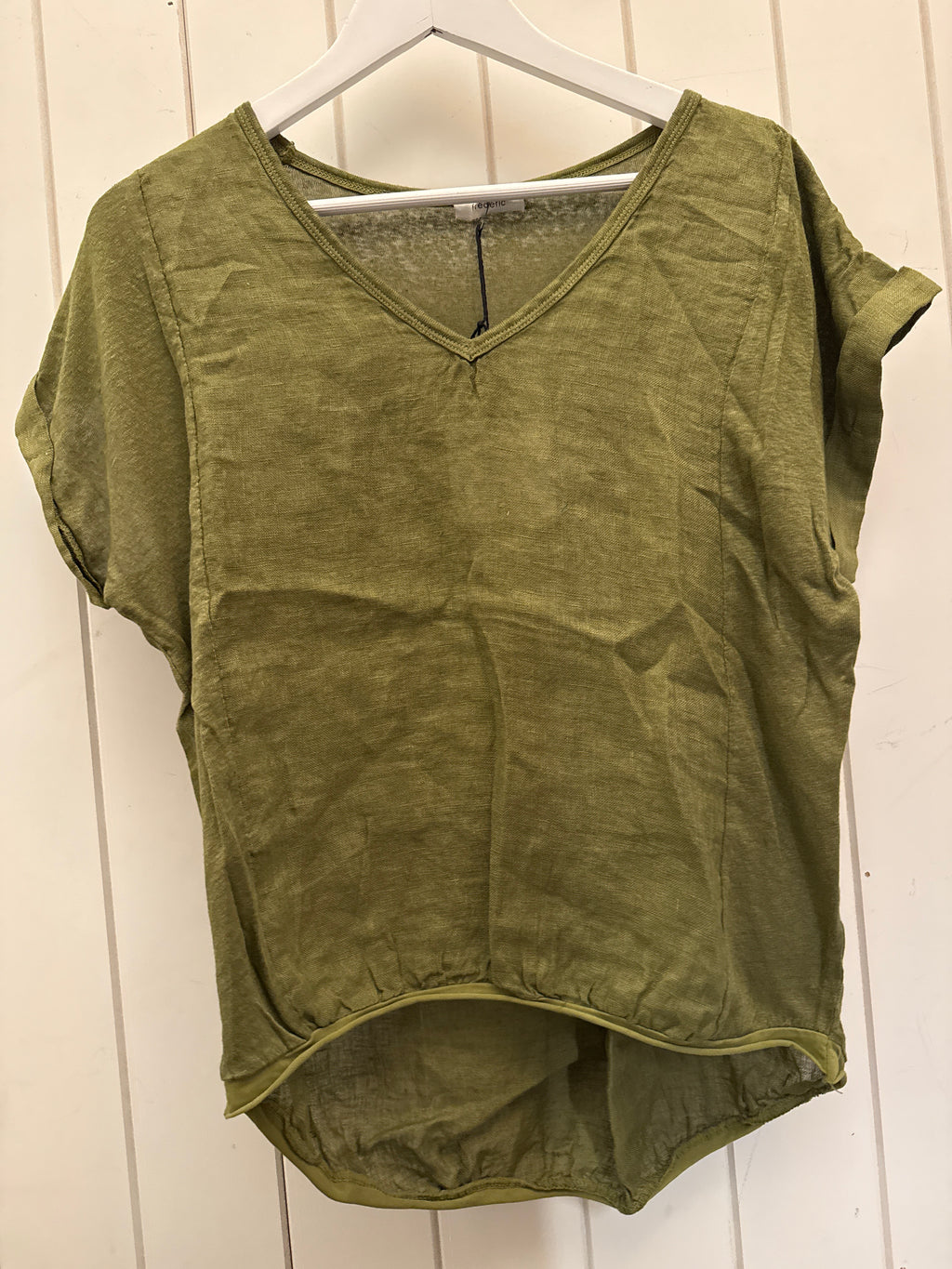 Frederic linen tees with elastic hem - Stay Wild Collective