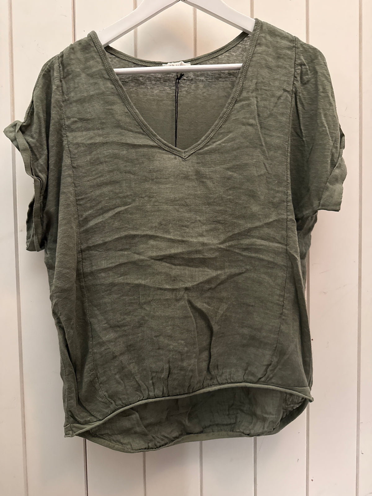 Frederic linen tees with elastic hem - Stay Wild Collective