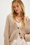 Free People Sweet Nothing Cardi - Sandcastles - Stay Wild Collective  Cardigan