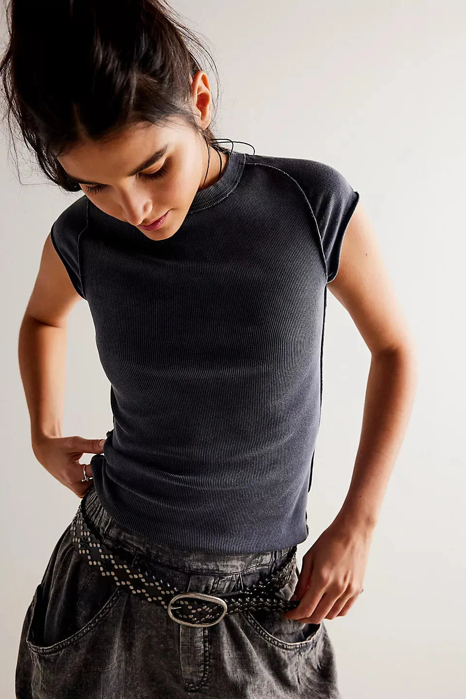 Free People Ever Had Tee  noir/black - Stay Wild Collective  Tee shirts