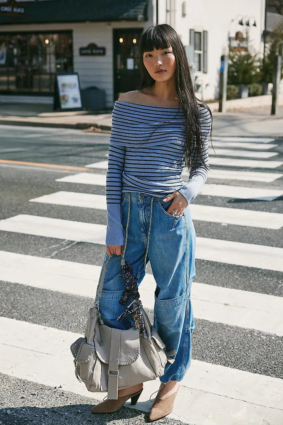 Free People Evergreen Sweater | Peri Combo - Stay Wild Collective  Tee shirts